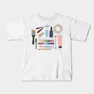 Essentials of an Artist Kids T-Shirt